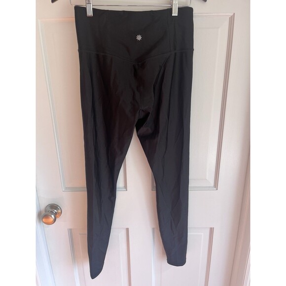 Women’s Athleta Elation Sheen Tight 7/8 Black Leggings Size Medium LIKE NEW - Picture 3 of 7